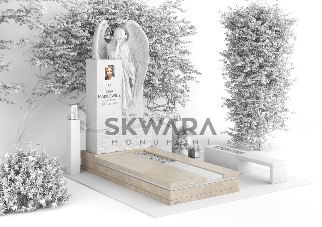 Nagrobek, numer PRC_001 w wersji kolorystycznej: Beżowy 1