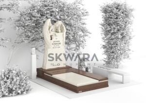 Nagrobek, numer PRC_004 w wersji kolorystycznej: Brązowy 1