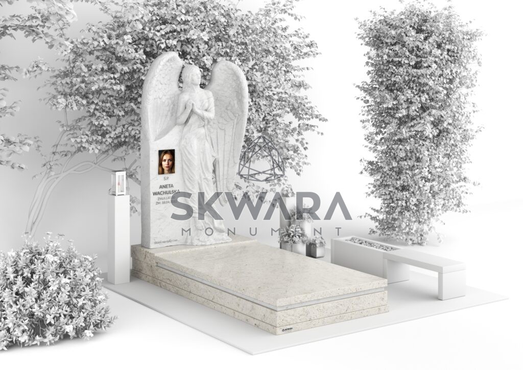 Nagrobek, numer PRC_011 w wersji kolorystycznej: Biały 2