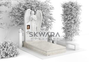 Nagrobek, numer PRC_011 w wersji kolorystycznej: Biały 2