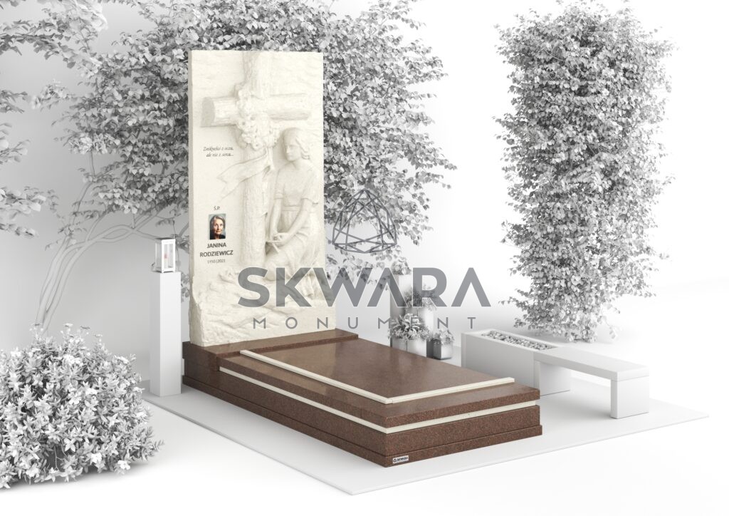 Nagrobek, numer PRC_016 w wersji kolorystycznej: Brązowy 1