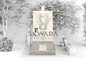 Nagrobek, numer Rzeźba Nagrobna | PRC_005 w wersji kolorystycznej: Szary 1