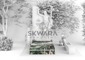 Nagrobek, numer Rzeźba Nagrobna | PRC_009 w wersji kolorystycznej: Zielony 1
