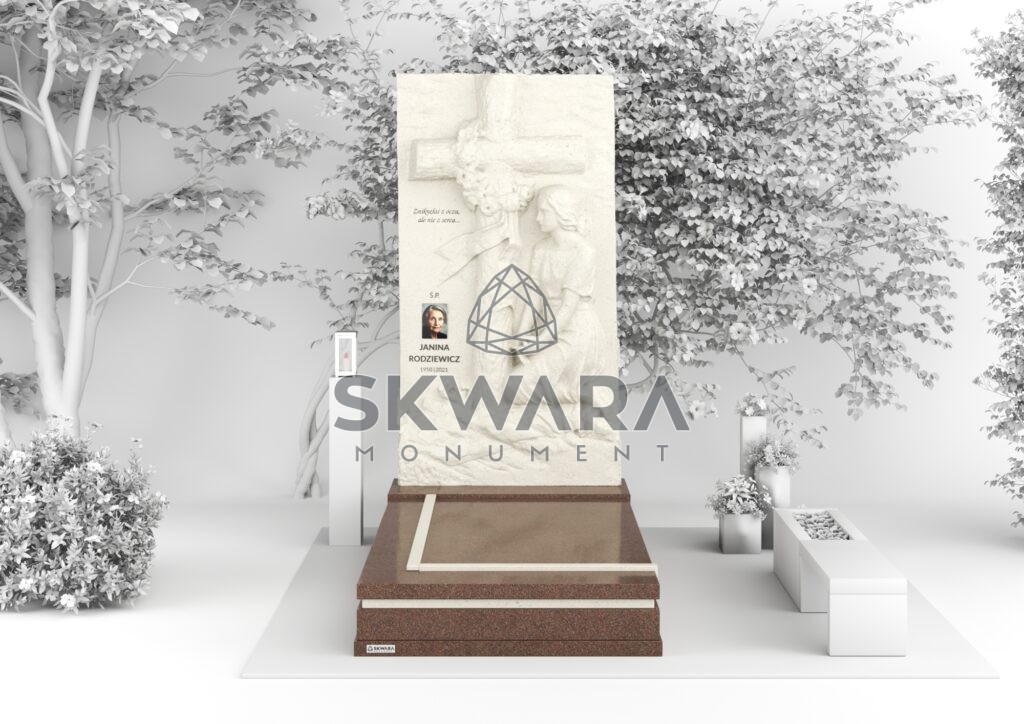 Nagrobek, numer Rzeźba Nagrobna | PRC_016 w wersji kolorystycznej: Brązowy 1