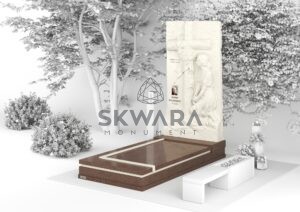 Nagrobek, numer Rzeźba Nagrobna | PRC_016 w wersji kolorystycznej: Brązowy 1