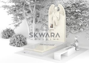 Nagrobek, numer Rzeźba Nagrobna | PRC_020 w wersji kolorystycznej: Biały 3